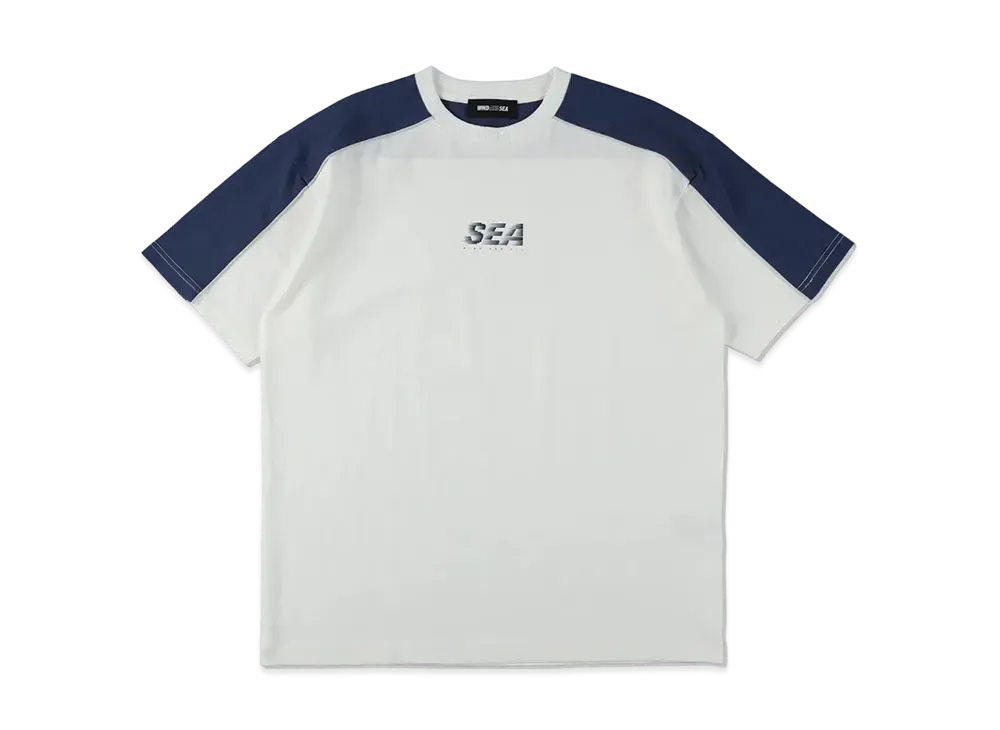 WIND AND SEA SEA Logo Piping Tee "White"