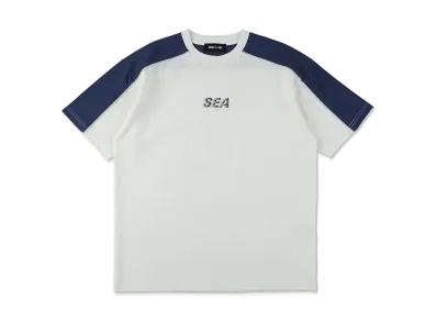 WIND AND SEA SEA Logo Piping Tee "White"
