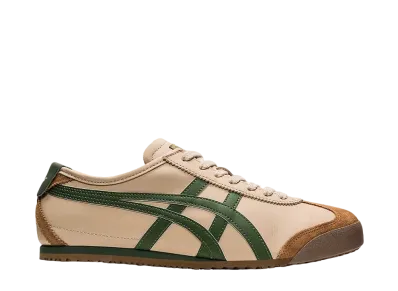 オニツカタイガー メキシコ66 "ベージュ/グラスグリーン"