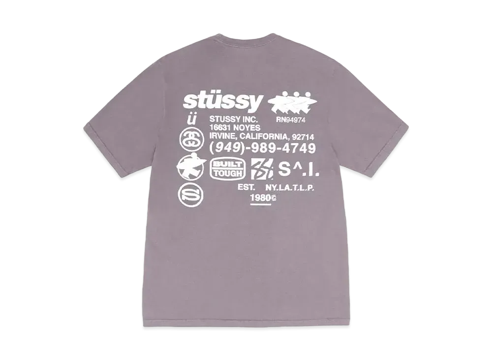 Stussy Dna Pigment Dyed Tee "Shark" (FA24)