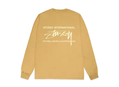 Stussy Smooth Int. LS Tee "Curry" (FA24)