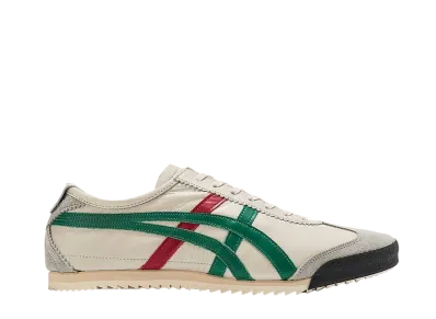 オニツカタイガー ニッポンメイド メキシコ66 デラックス "クリーム/グリーン"