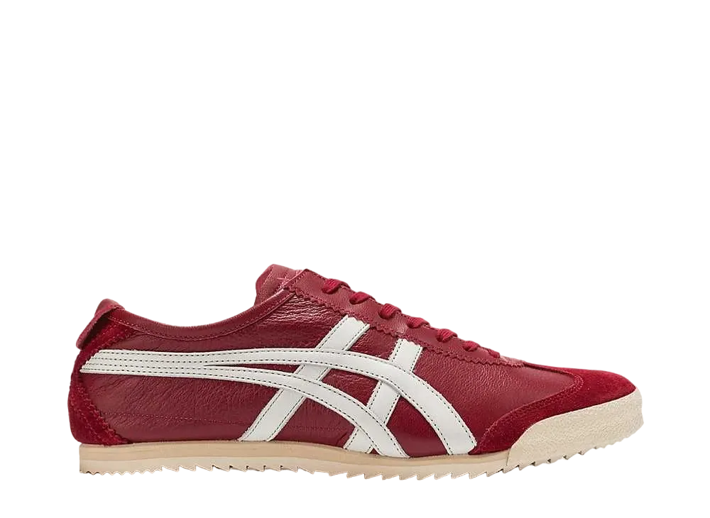 オニツカタイガー ニッポンメイド メキシコ66 デラックス "バーガンディー/ホワイト"