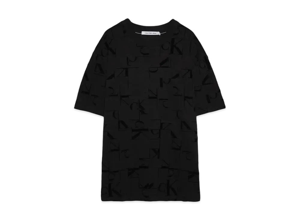 Calvin Klein Jeans AR-CK AOP TEE "CK BLACK"