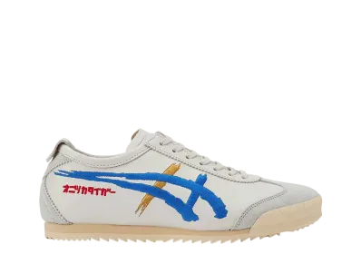 オニツカタイガー ウィメンズ ニッポンメイド メキシコ66 デラックス "ホワイト/ディレクトワールブルー"