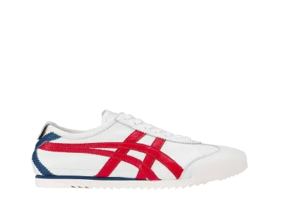 オニツカタイガー ウィメンズ ニッポンメイド メキシコ66 デラックス "ホワイト/クラシックレッド"