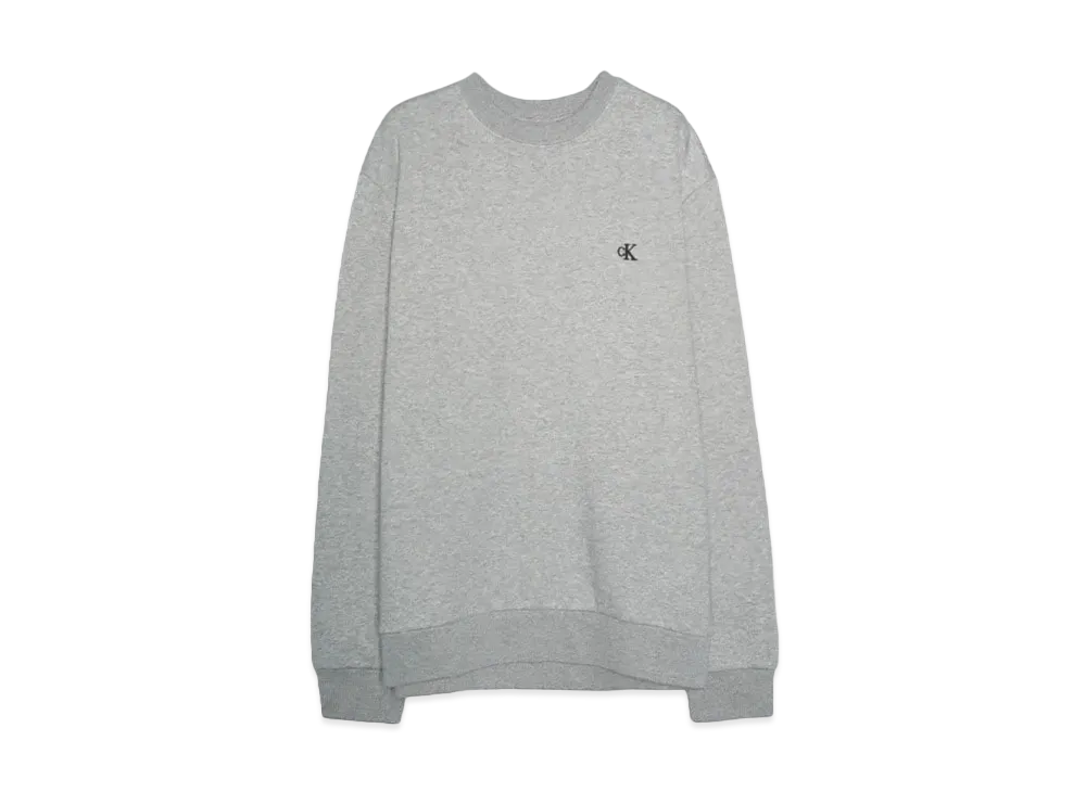 Calvin Klein Jeans LS ARCHIVE LOGO FLEECE CREWNK "HEROIC GREY HEATHER"