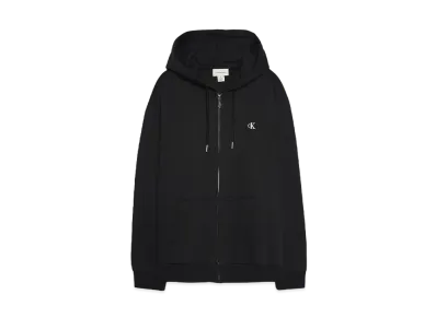 Calvin Klein Jeans LS ARCHIVE LOGO FLEECE FZ HOOD "BLACK BEAUTY"
