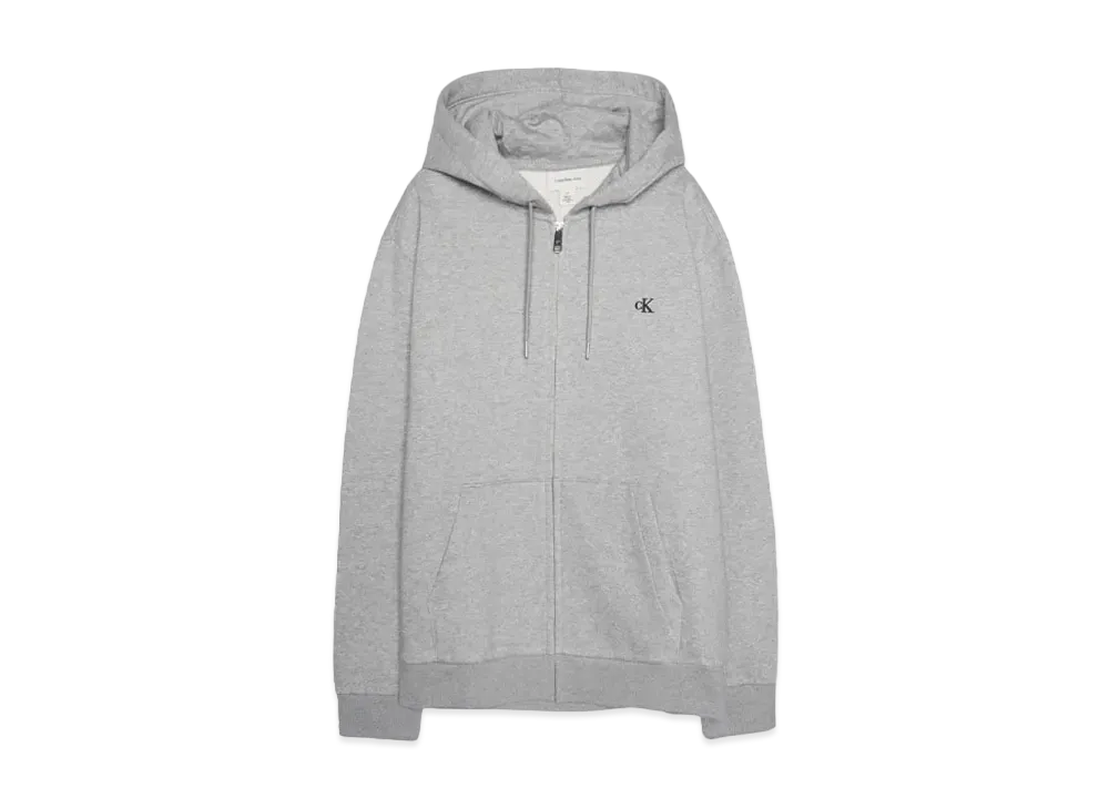 Calvin Klein Jeans LS ARCHIVE LOGO FLEECE FZ HOOD "HEROIC GREY HEATHER"