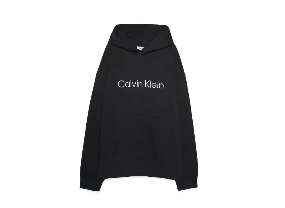Calvin Klein Jeans LS STANDARD LOGO TERRY PO HOOD "BLACK BEAUTY"