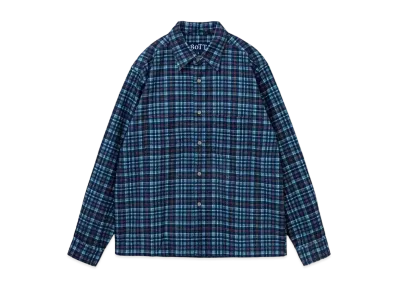 BoTT Printed Flannel Shirt "Blue"