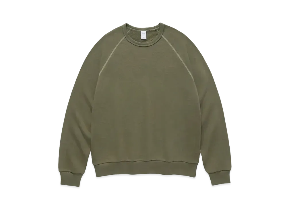 JJJJound J70 Crewneck "Light Olive"