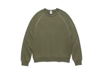 JJJJound J70 Crewneck "Light Olive"