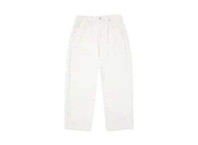 HUF Fall 24 Towner Wide Fleece Pants "White"