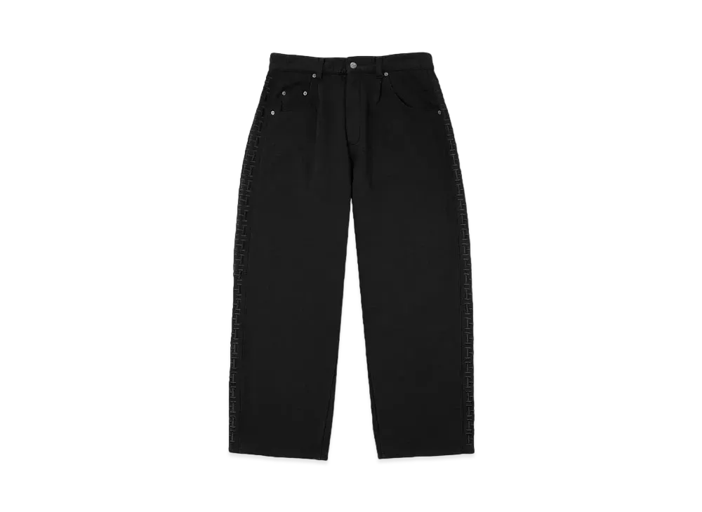 HUF Fall 24 Towner Wide Fleece Pants "Black"