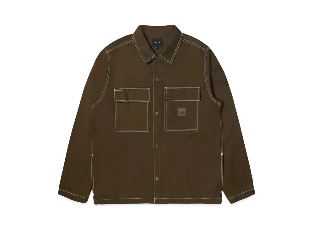HUF Mason Shacket "Espresso"