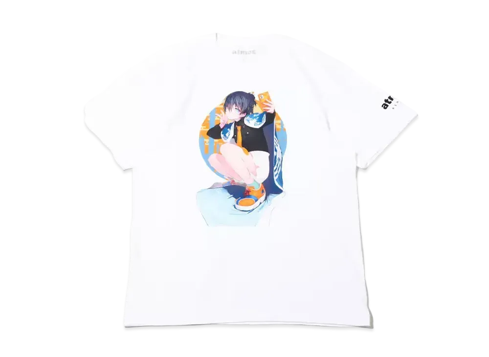 atmos x 100 Artists Exhibition Niristu Tee "White"