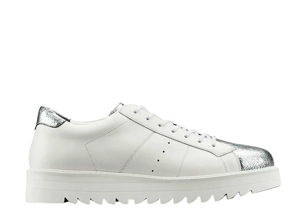 オニツカタイガー ジ オニツカ コートT "ホワイト/シルバー"