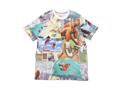 Nike Jordan Brand M J FLT ESS AOP SS Crew "White"