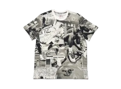 Nike Jordan Brand M J FLT ESS AOP SS Crew "Black"