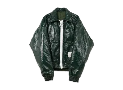 Maison MIHARA YASUHIRO Enamel Puffer Jacket "Green"