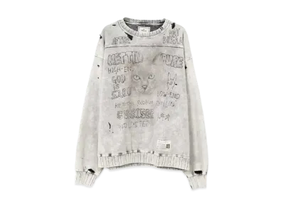 Maison MIHARA YASUHIRO Distressed Sweatshirt "Gray"