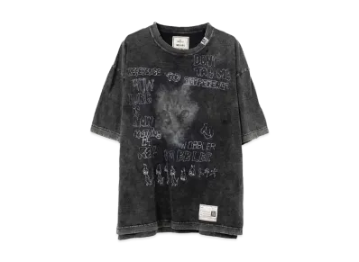 Maison MIHARA YASUHIRO Distressed Cat Print T-Shirt "Black"
