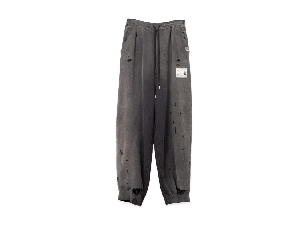 Maison MIHARA YASUHIRO Sun Faded Like Sweat Pants "Black"