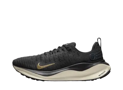 Nike Women's React X Infinity Run "Dark Smoke Gray/Black/Coconut Milk/Metallic Gold"