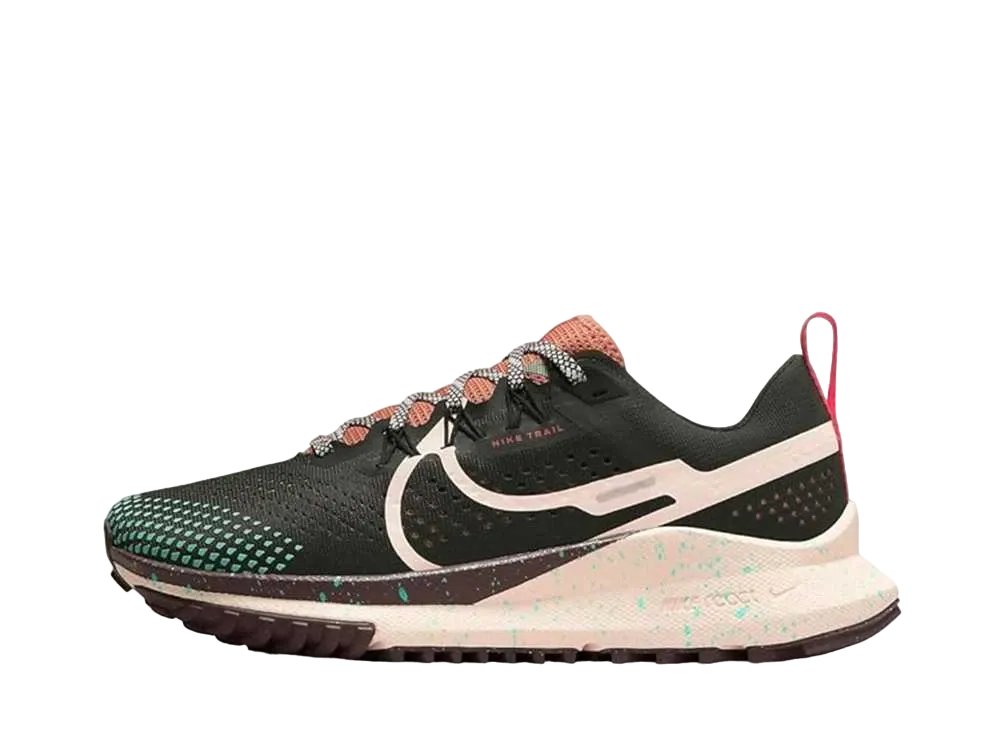 Nike Women's React Pegasus Trail 4 "Sequoia/Amber Brown/Emerald Rise/Guava Ice"