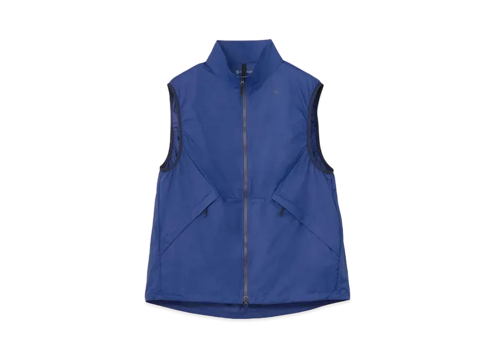 Goldwin Pertex Equilibrium Half Zip Vest (Unisex) "Deep Blue"