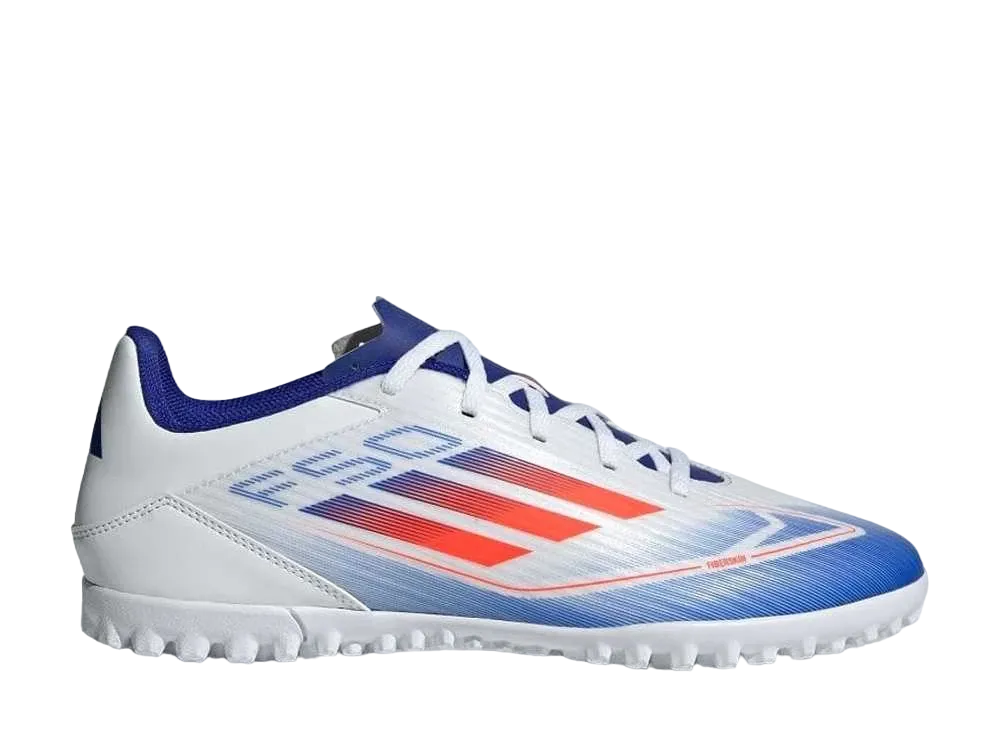 adidas F50 Club TF "Footwear White/Solar Red/Lucid Blue"