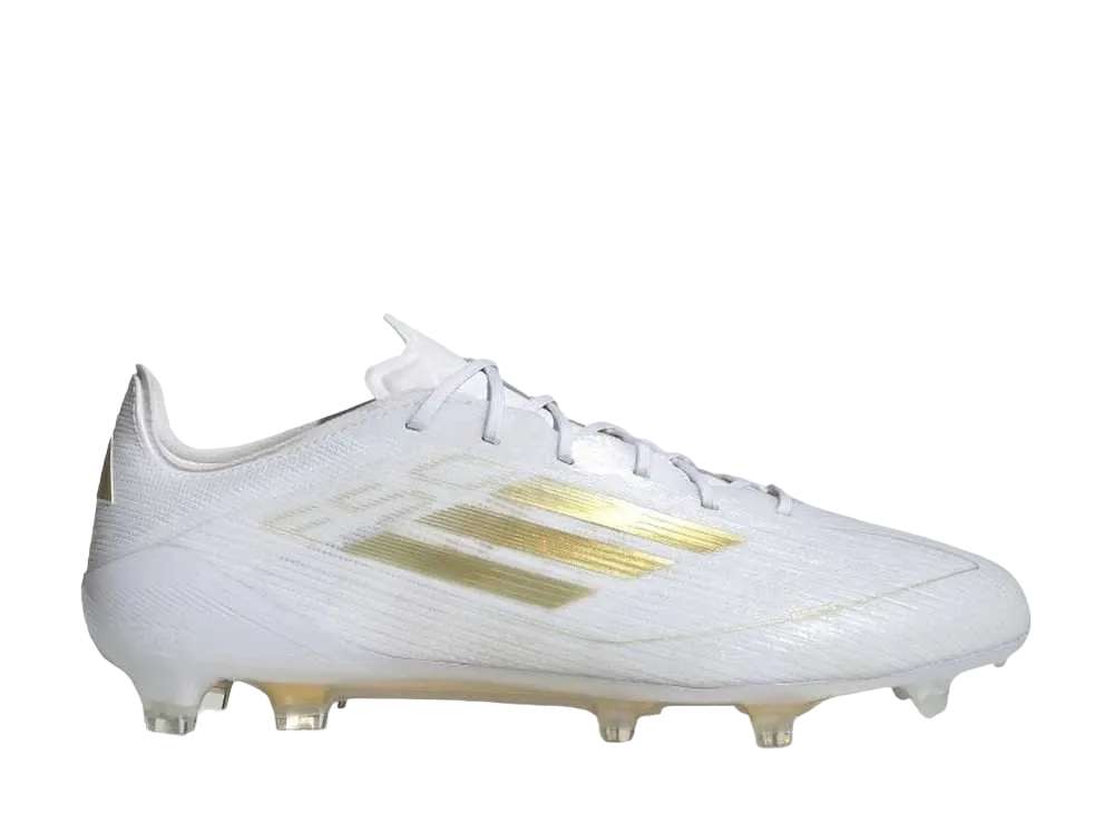 adidas F50 Elite FG "Footwear White/Gold Metallic"
