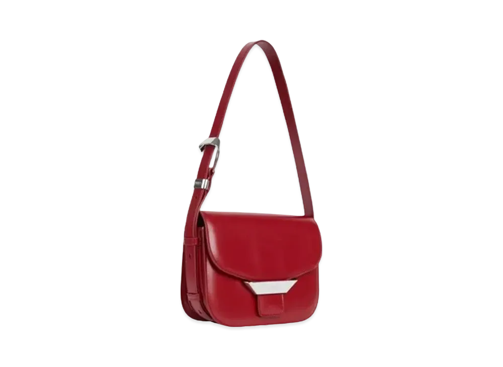 KENZO 'Ribbon' Leather Bag "Cherry"