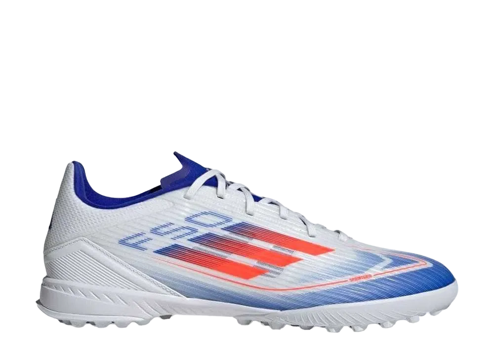 adidas F50 League TF "Footwear White/Solar Red/Lucid Blue"