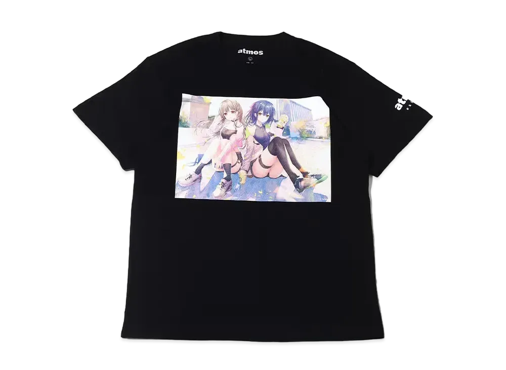 atmos x 100 Artists Exhibition Twin Box Tee "Black"