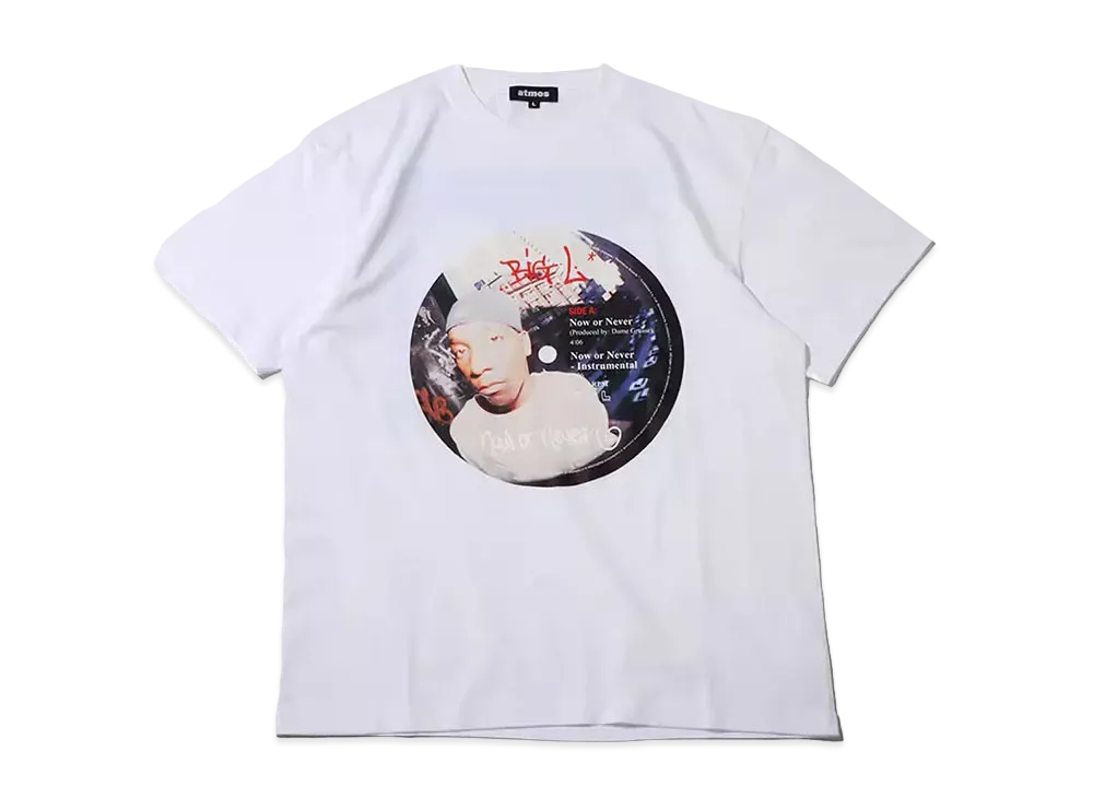 atmos x BIG L x Manhattan Records Vinyl T-shirts "White"