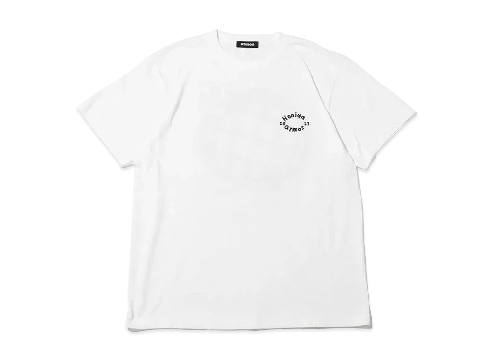 atmos x HONIYA Earth Globe T-shirts "White"
