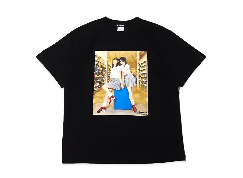 atmos x AMATSU MARINA Tigusa Minori Tee "Black"