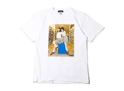 atmos x AMATSU MARINA Tigusa Minori Tee "White"