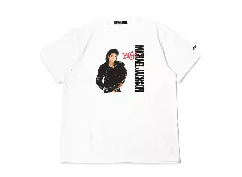 atmos x Michael Jackson Bad Tee "White"