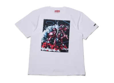 atmos x FRONT OF WALL WOOD x PROPS Management S/S Tee "White"