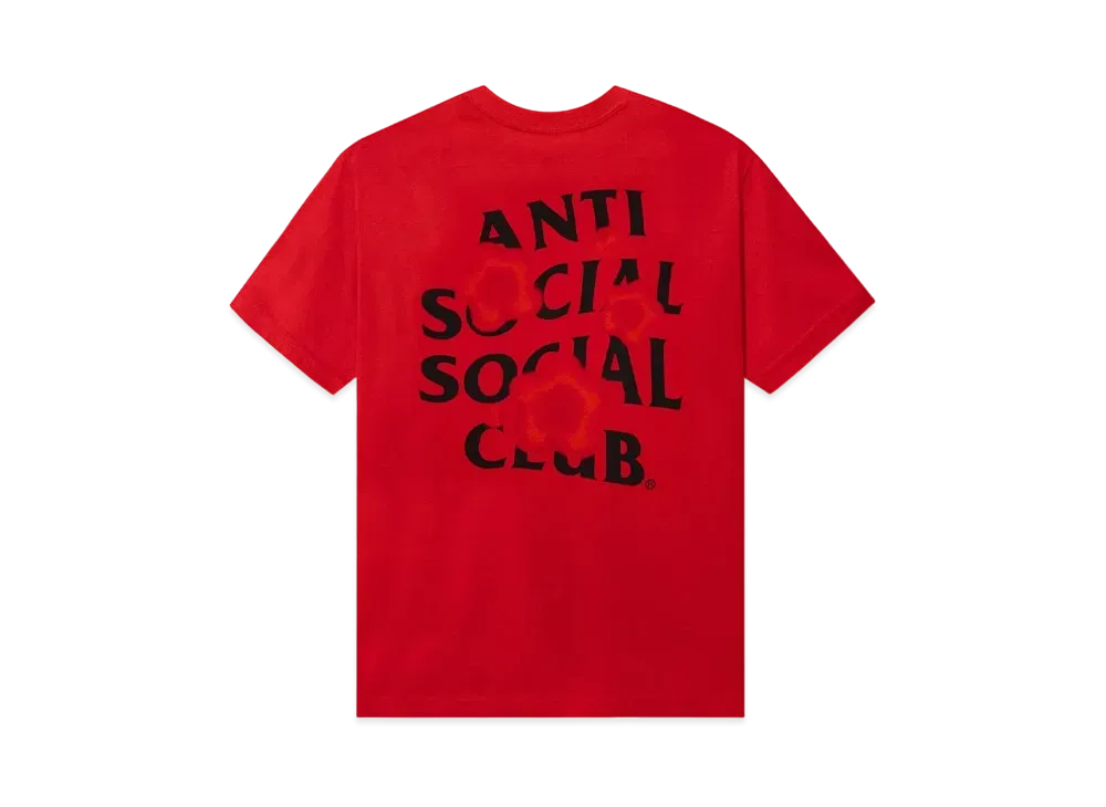 ANTI SOCIAL SOCIAL CLUB Seeing the Feeling Tee "Red"