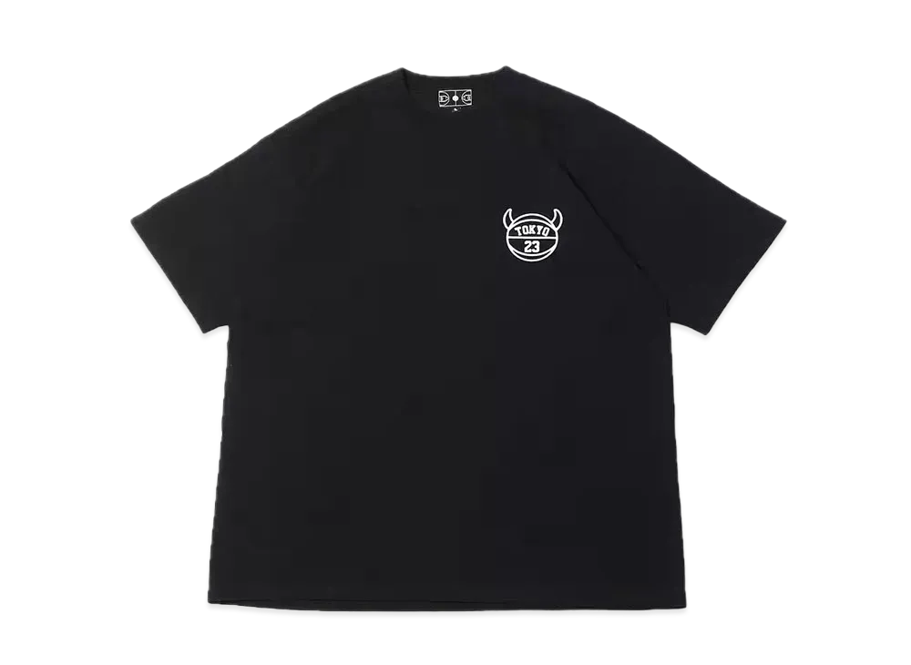 atmos x TOKYO 23 x ACKY BRIGHT Tee "Black"
