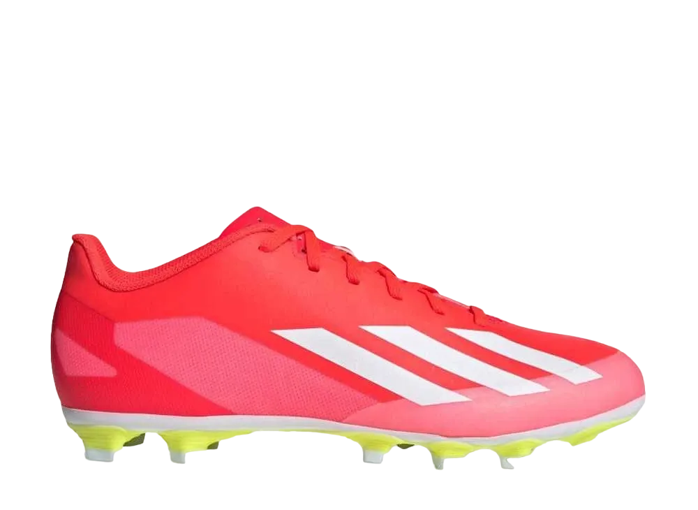 アディダス エックス クレイジーファスト クラブ FXG "ソーラーレッド/フットウェアホワイト/チームソーラーイエロー"