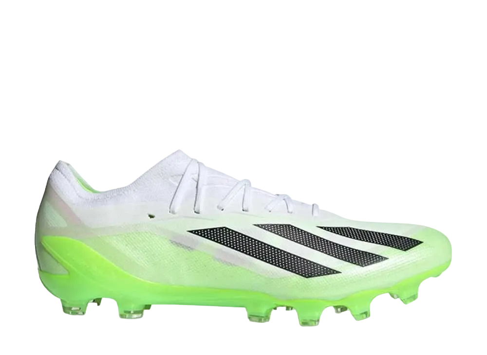 アディダス エックス クレイジーファスト1 AG "フットウェアホワイト/コアブラック/ルシッドレモン"