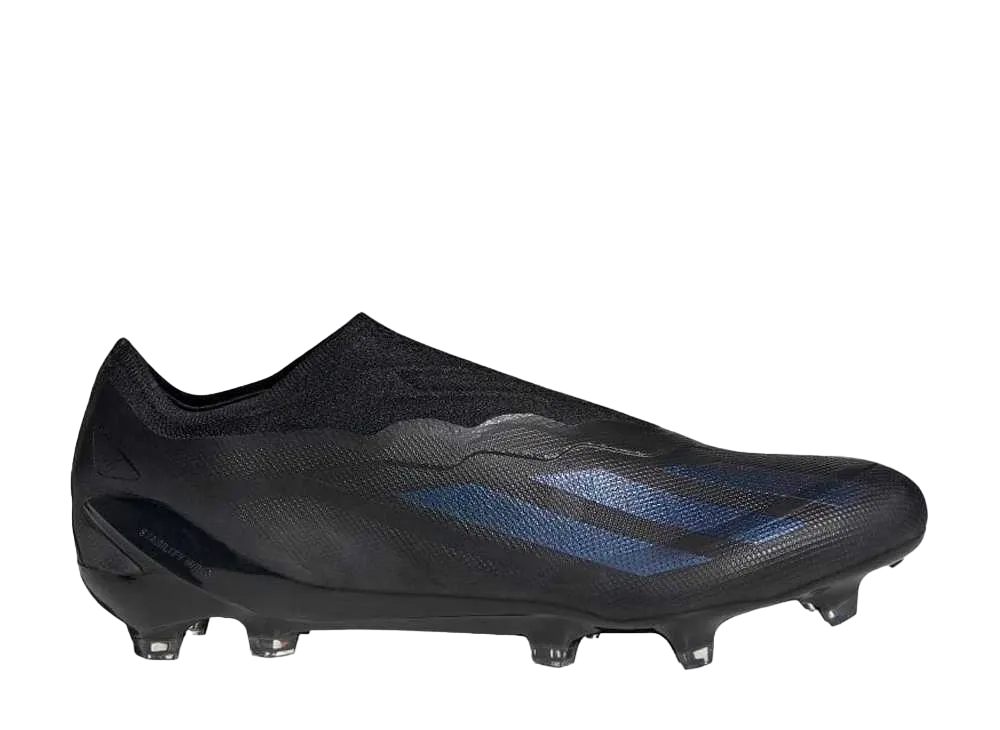 adidas X Crazyfast 1 Laceless FG "Core Black"