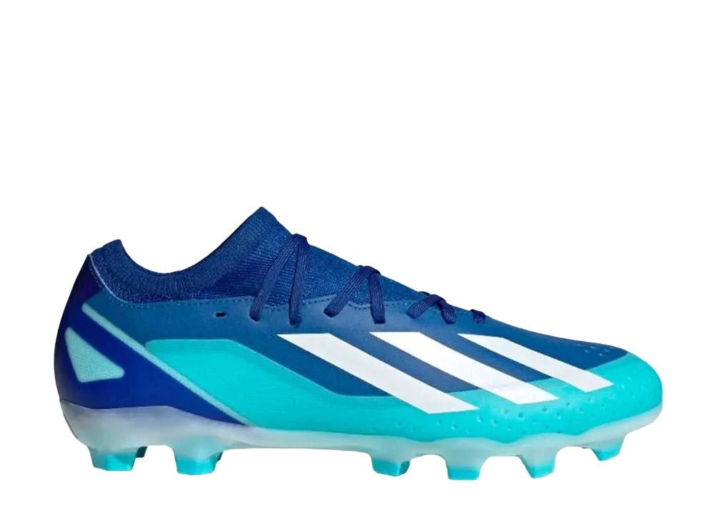 アディダス エックス クレイジーファスト3 HG/AG "ブライトロイヤル/フットウェアホワイト/ソーラーレッド"