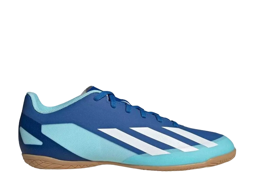 アディダス エックス クレイジーファスト4 IN "ブライトロイヤル/フットウェアホワイト/ソーラーレッド"