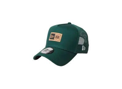 NEW ERA New Era Outdoor 9Forty A-Frame Tracker Cork Patch Box logo "Dark Green"